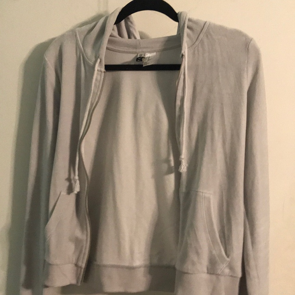 Hooded Zip-up Sweatshirt